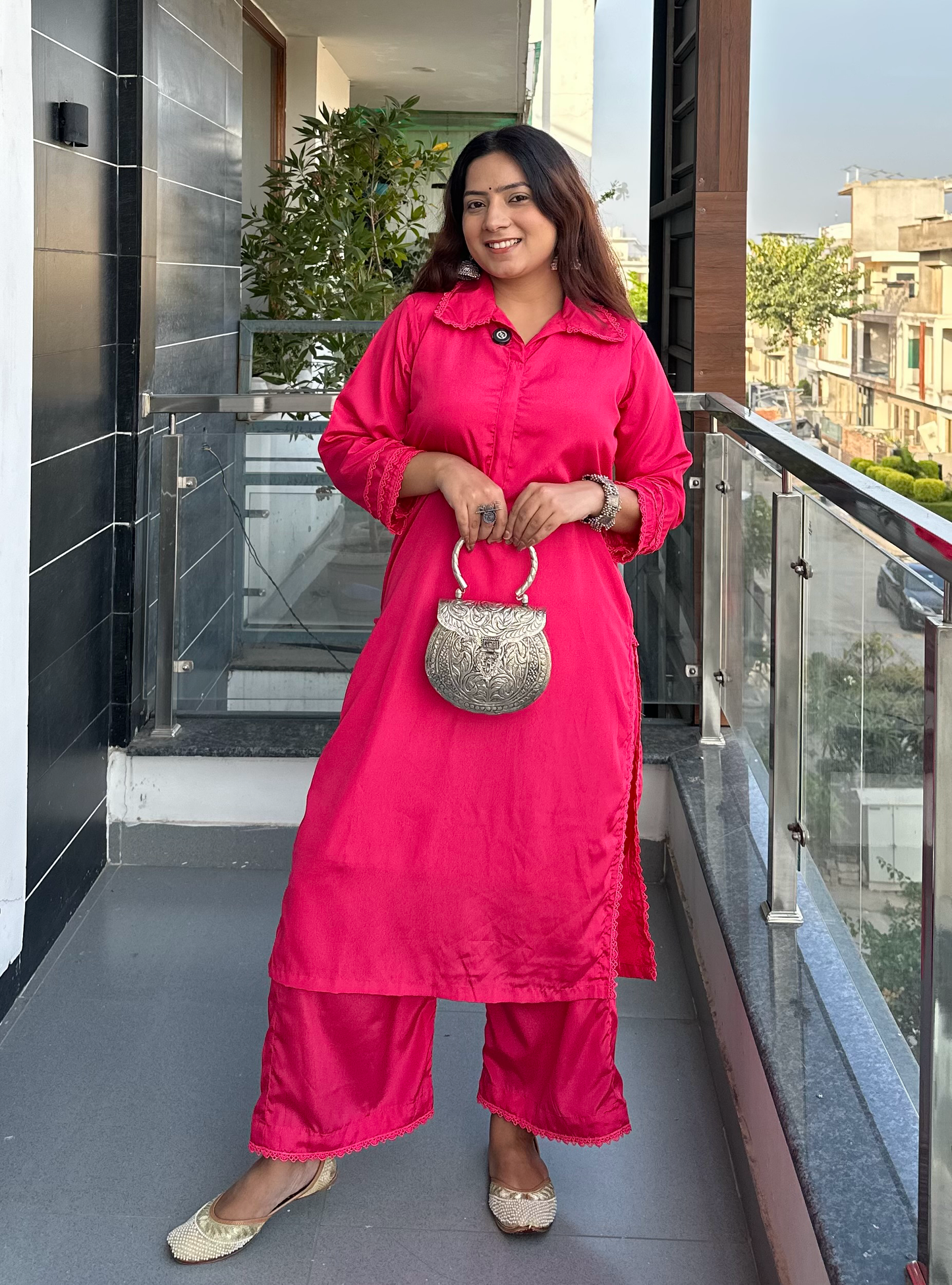 Plain Pakistani Kurta Set
