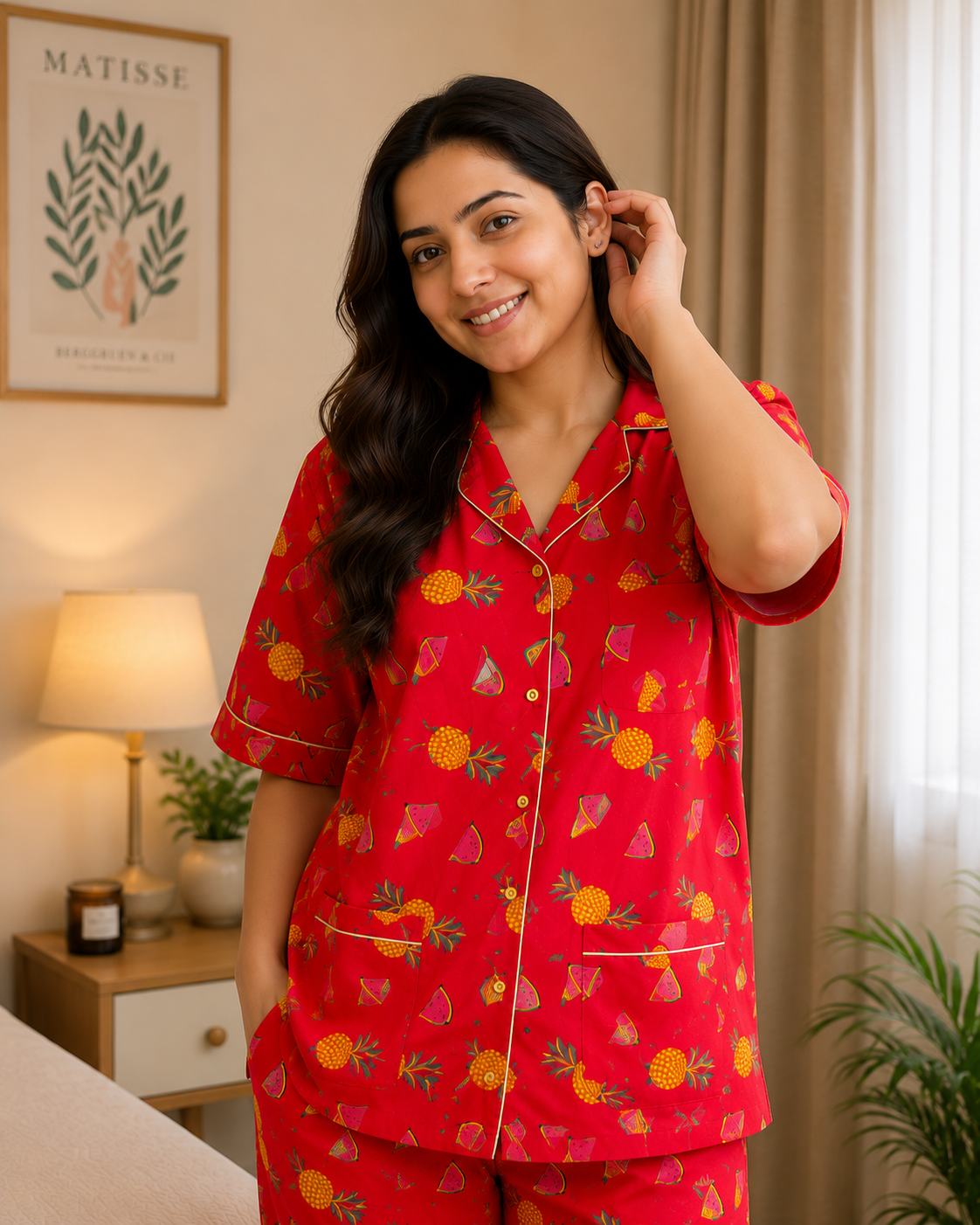 Berry Bliss Night Suit