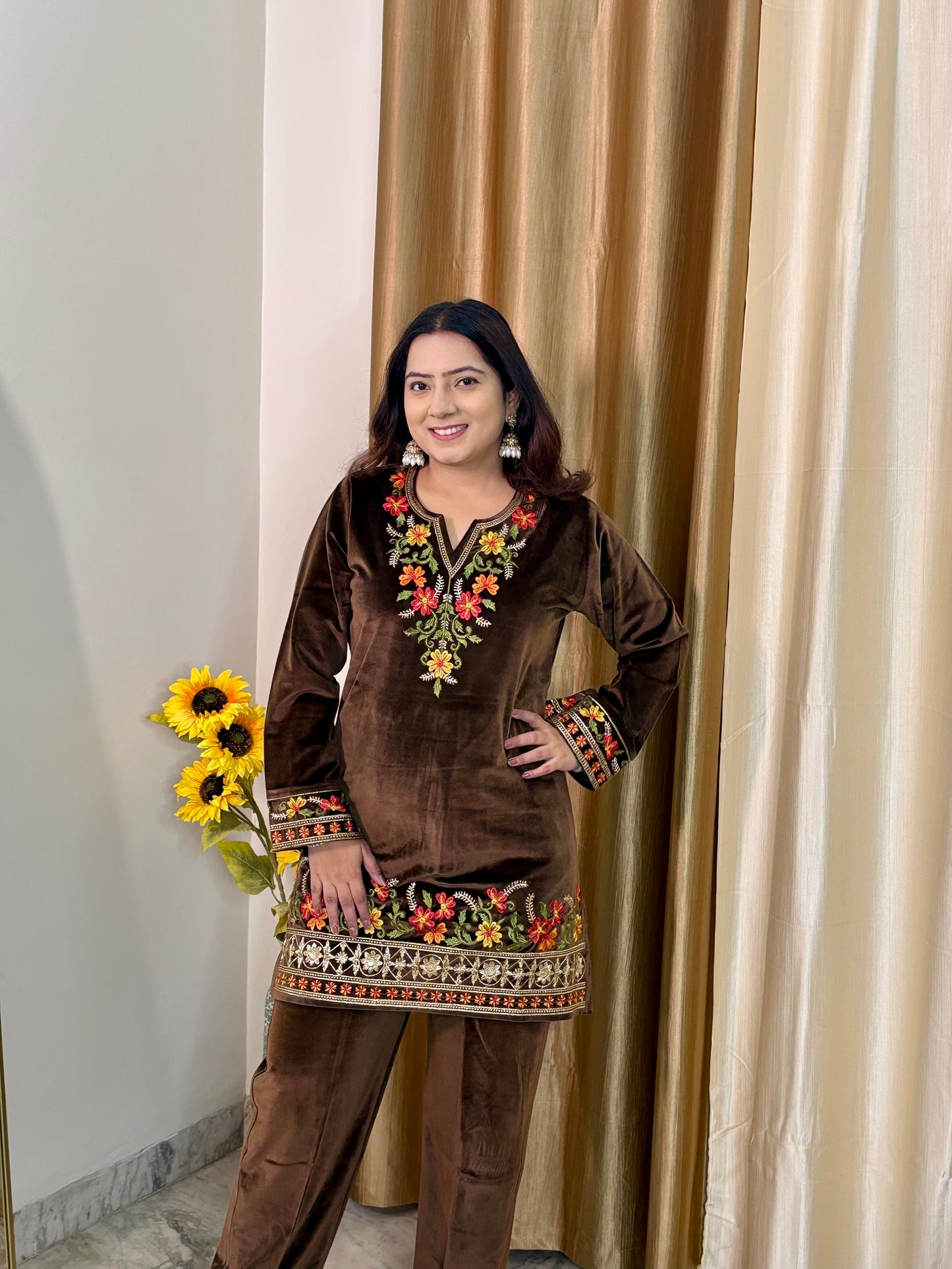 Nargis Festive Velvet Coord