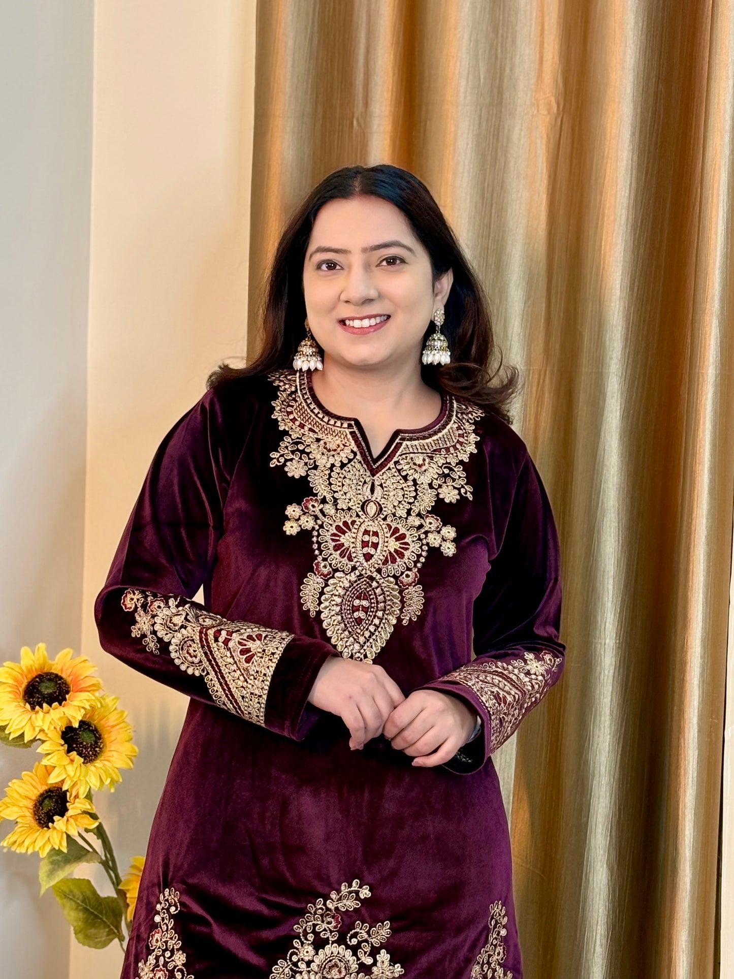 Shabana Festive Velvet Coord