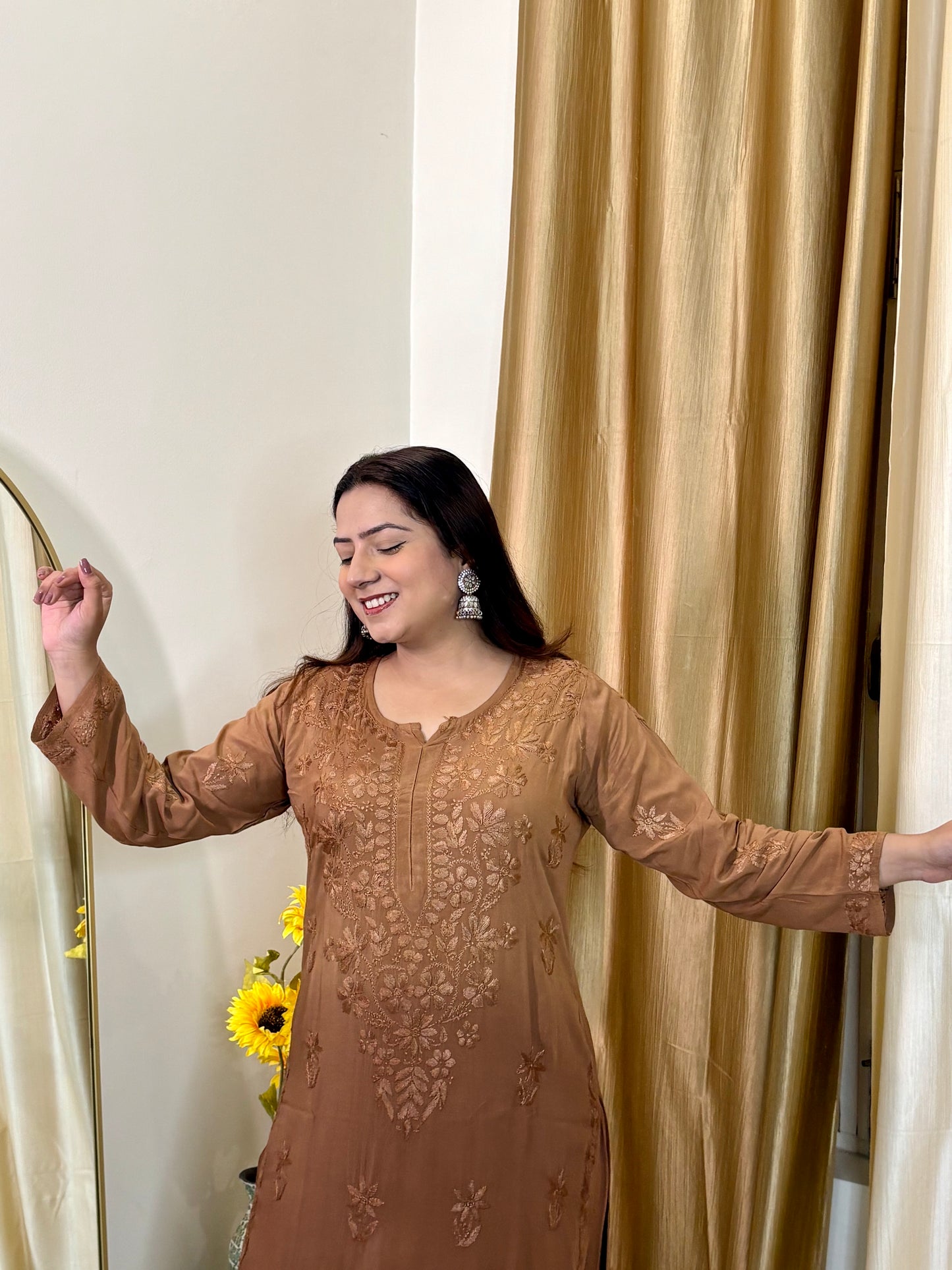 Noor Premium Modal Chikankari Kurta Set