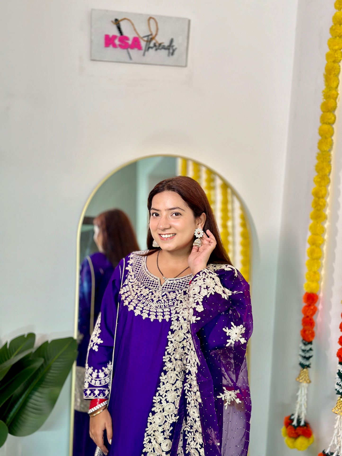 Festive Pant Suit w/ Dupatta