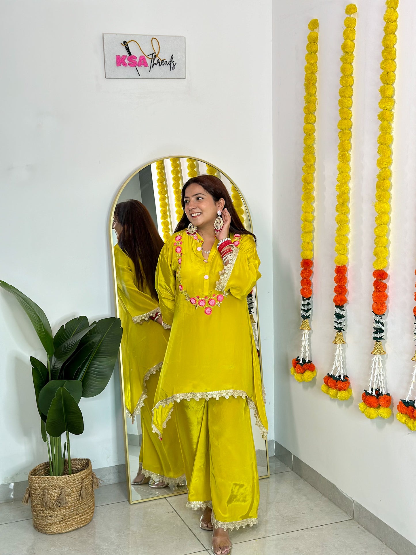 Festive Yellow Co-ord Set