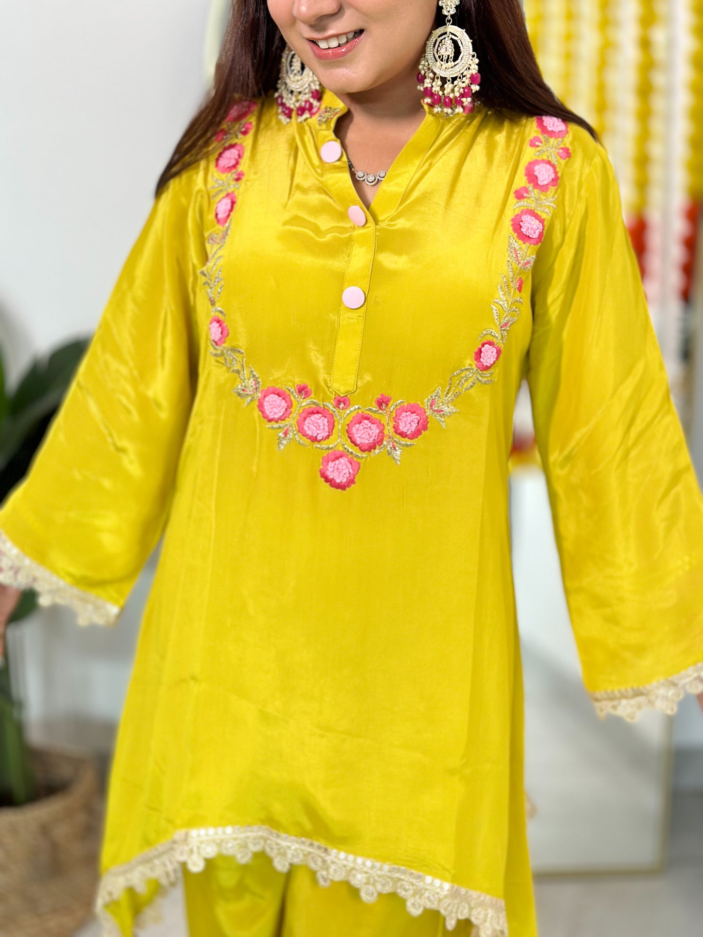 Festive Yellow Co-ord Set