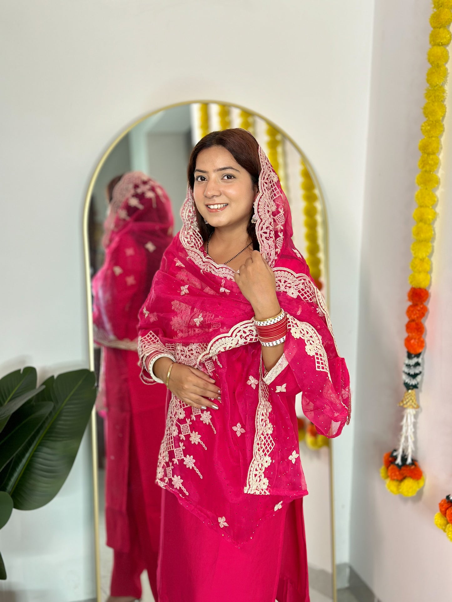 Festive Pant Suit w/ Dupatta