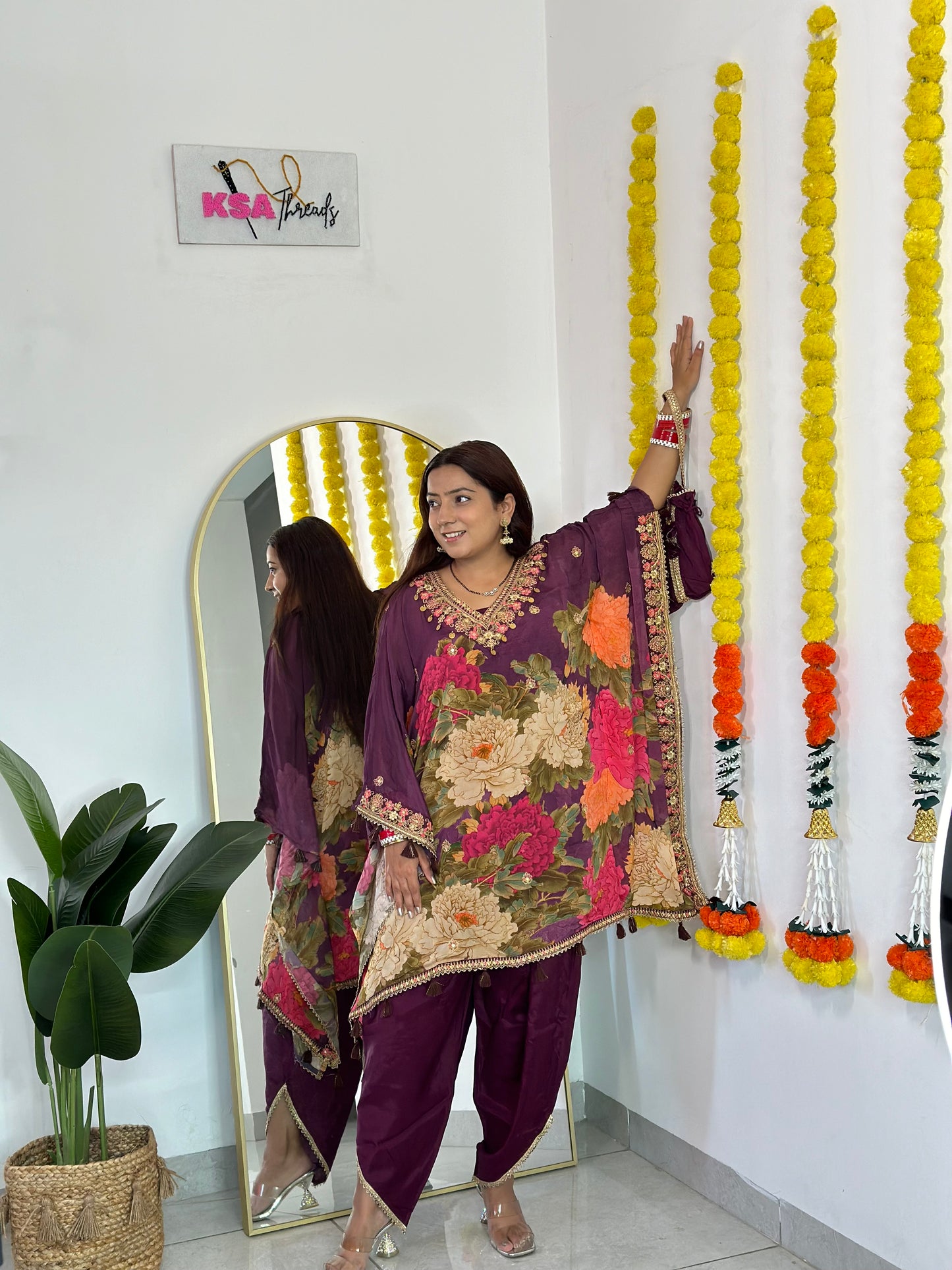 Festive Kaftan w/ Tulip Pants