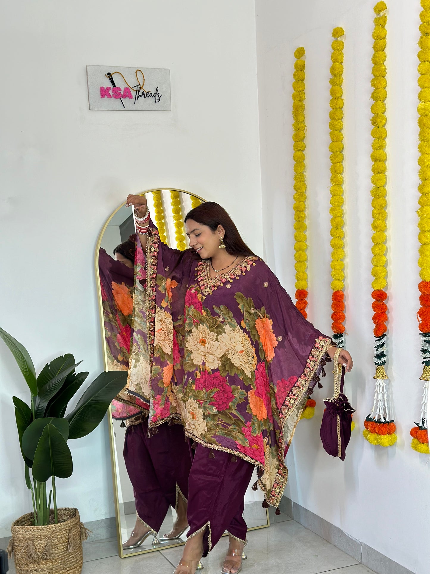 Festive Kaftan w/ Tulip Pants