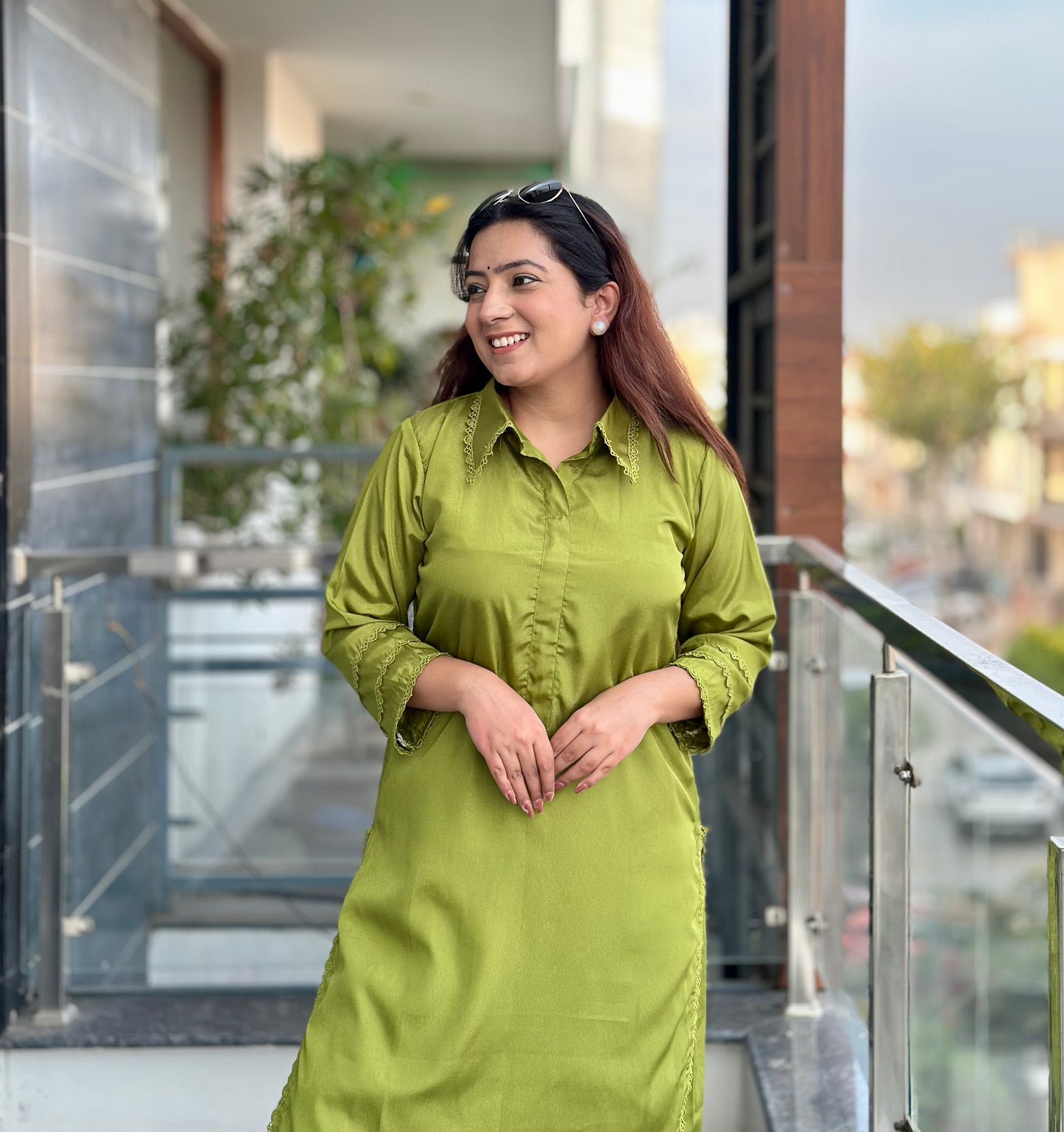 Plain Pakistani Kurta Set