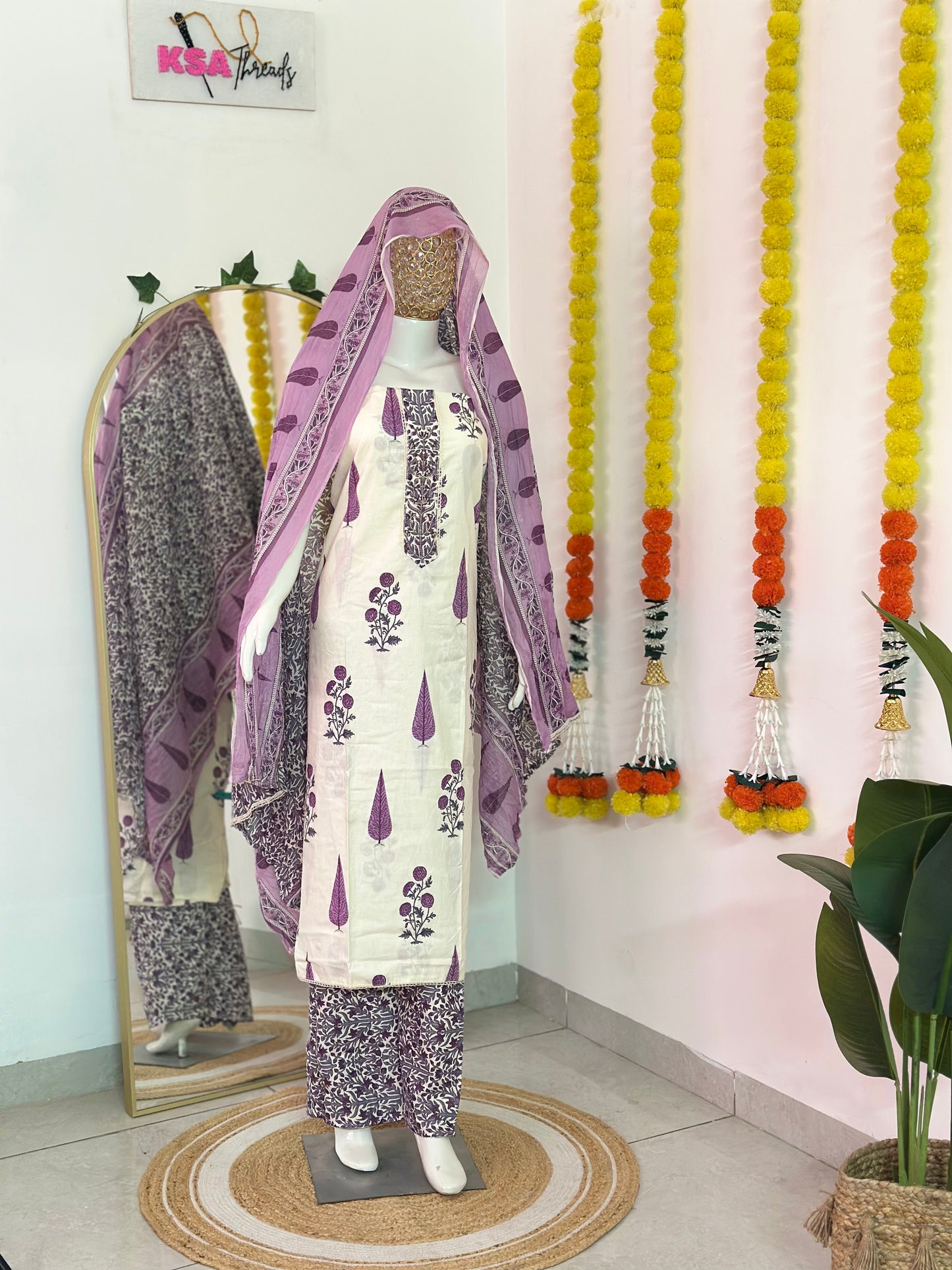 Pure Cambric Unstitched Suit