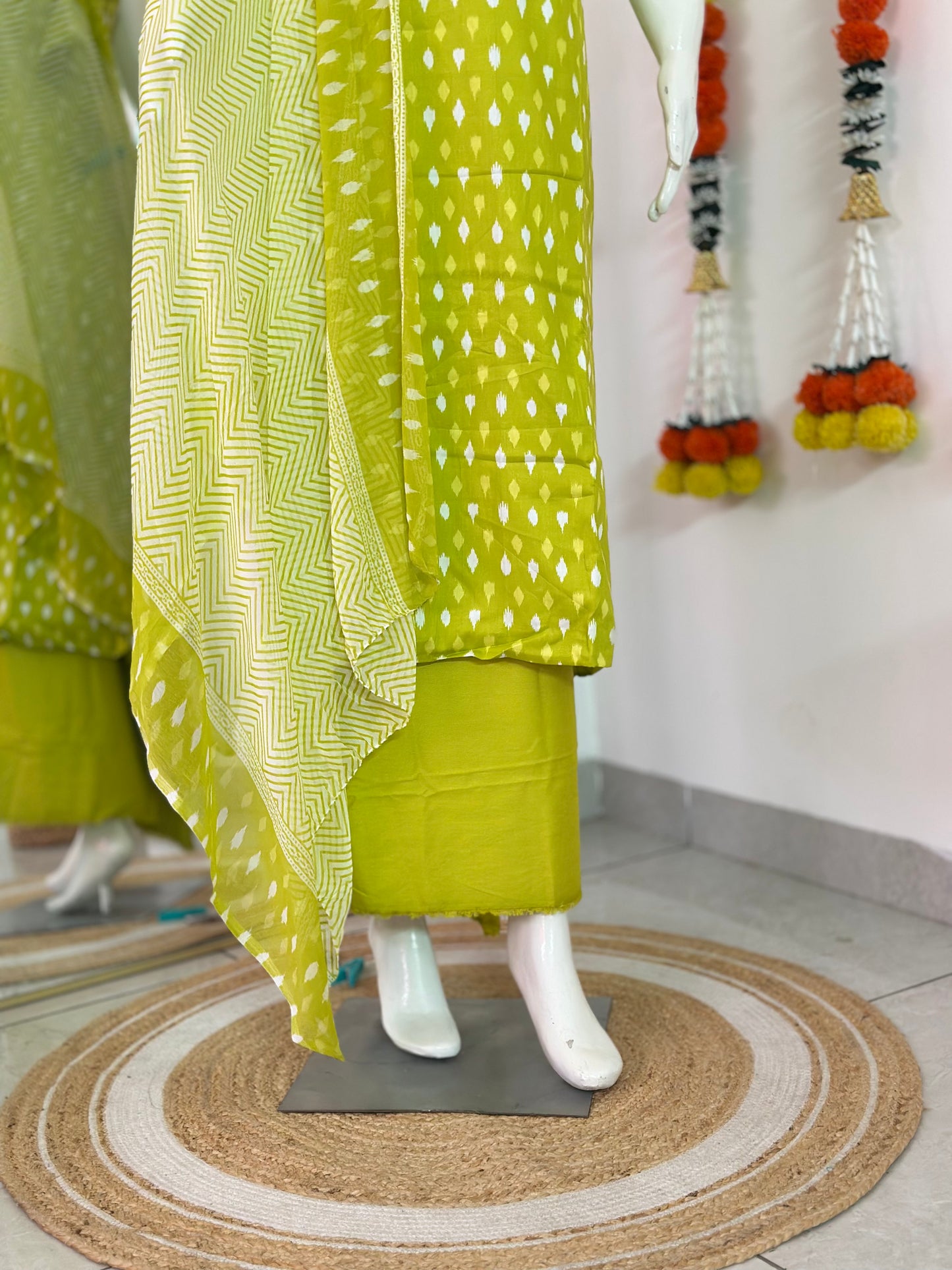 Jam Cotton Printed Suit