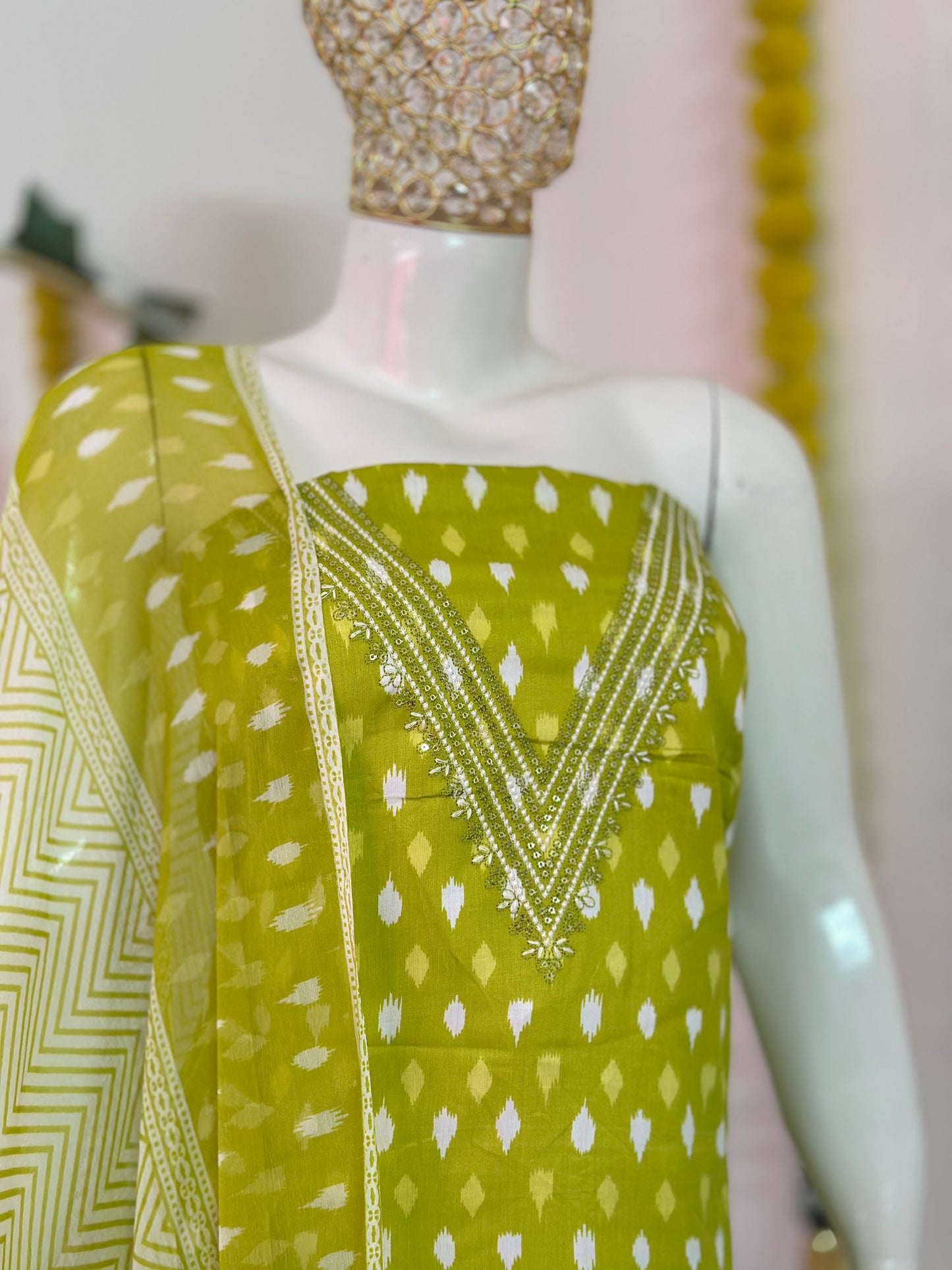 Jam Cotton Printed Suit