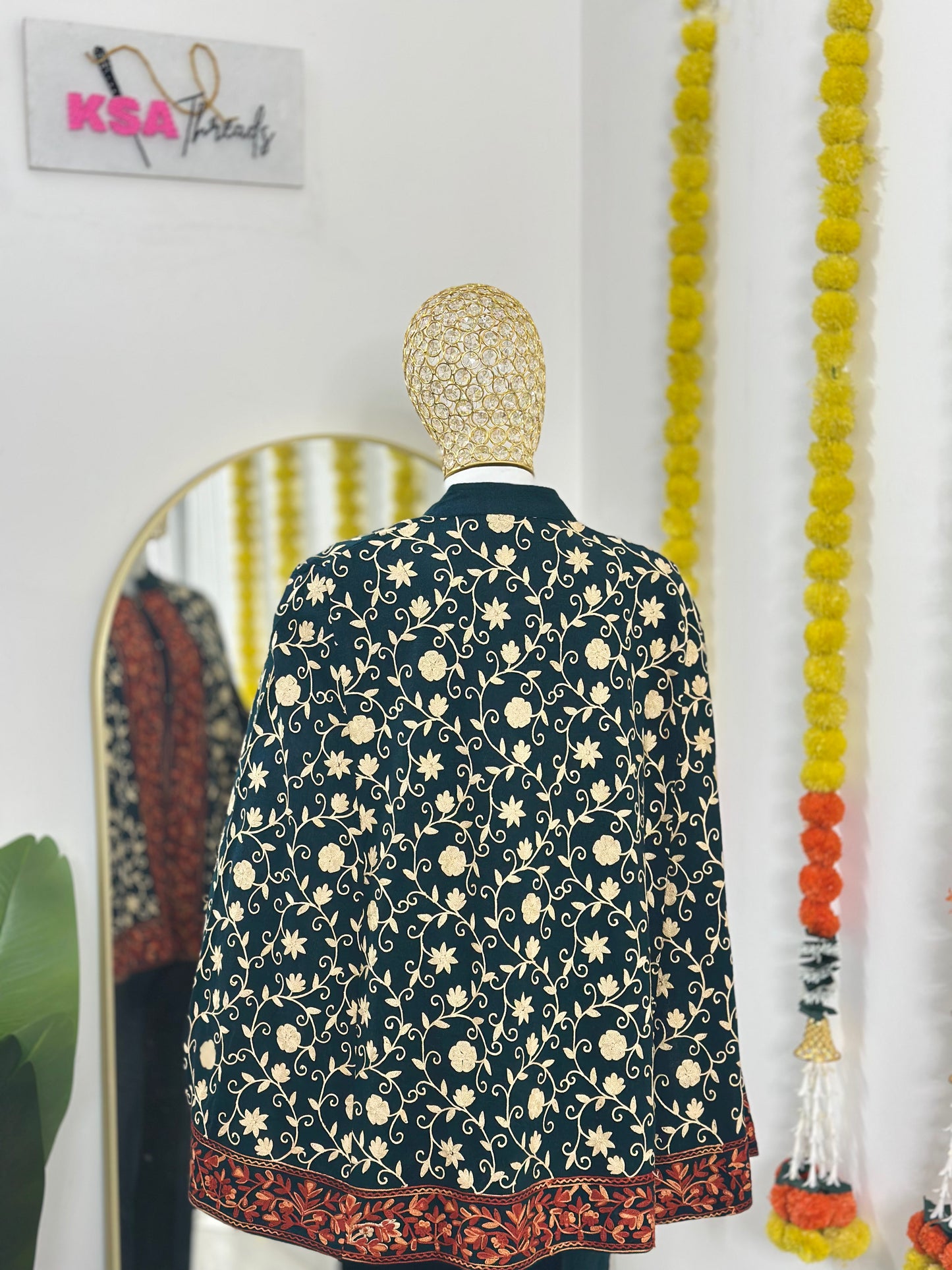 Kashmiri Cape Co-ord Set