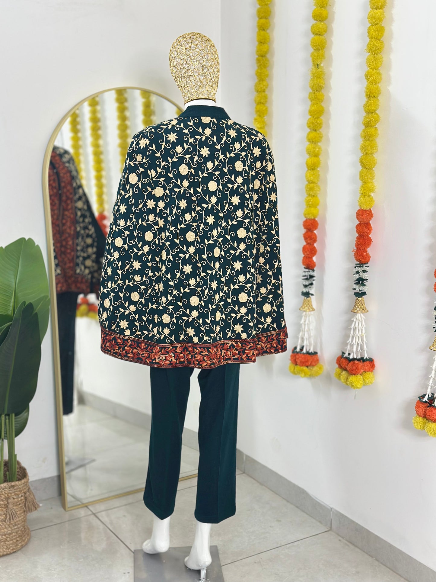 Kashmiri Cape Co-ord Set