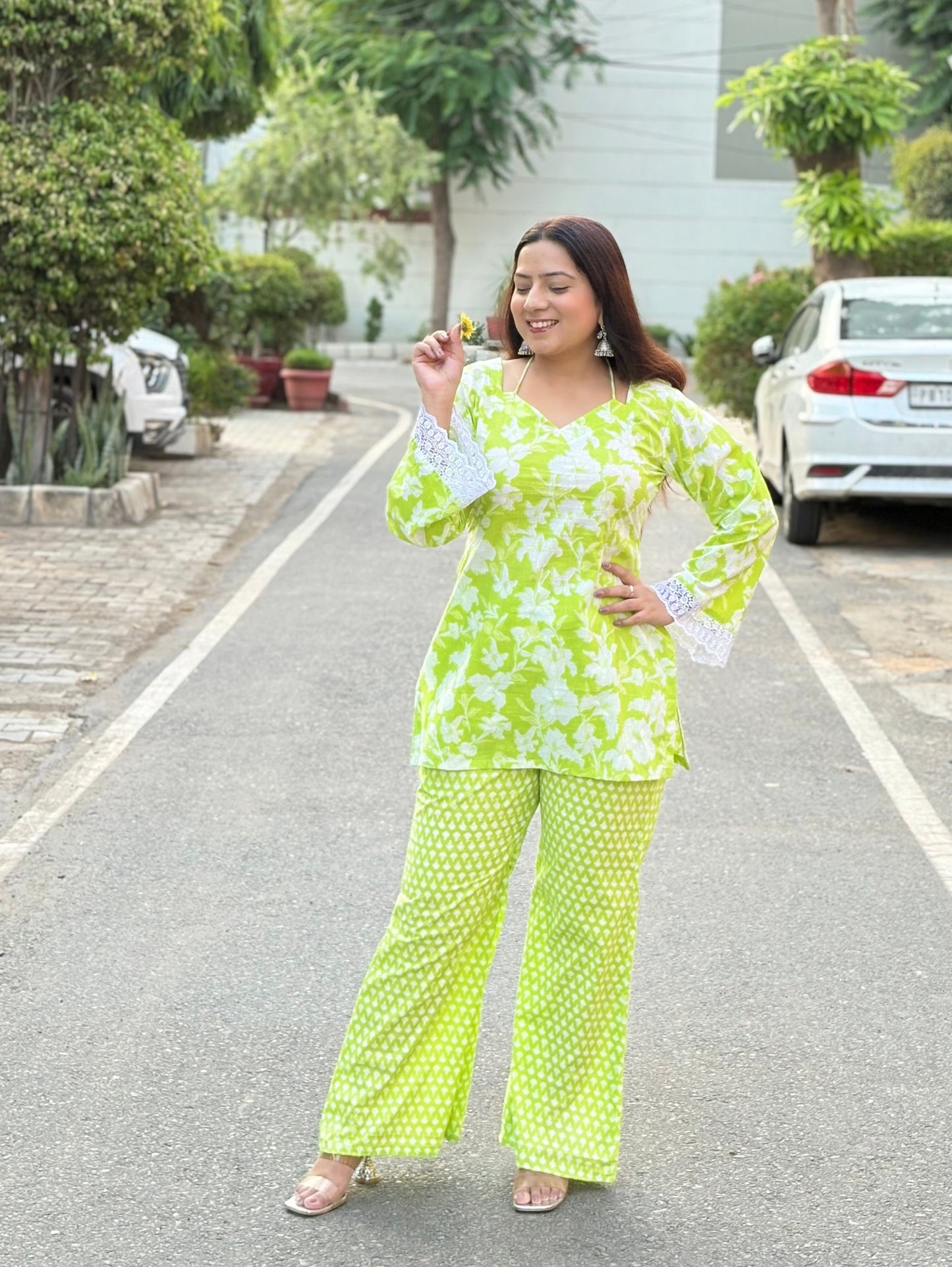 Leheriya Printed Coord Set