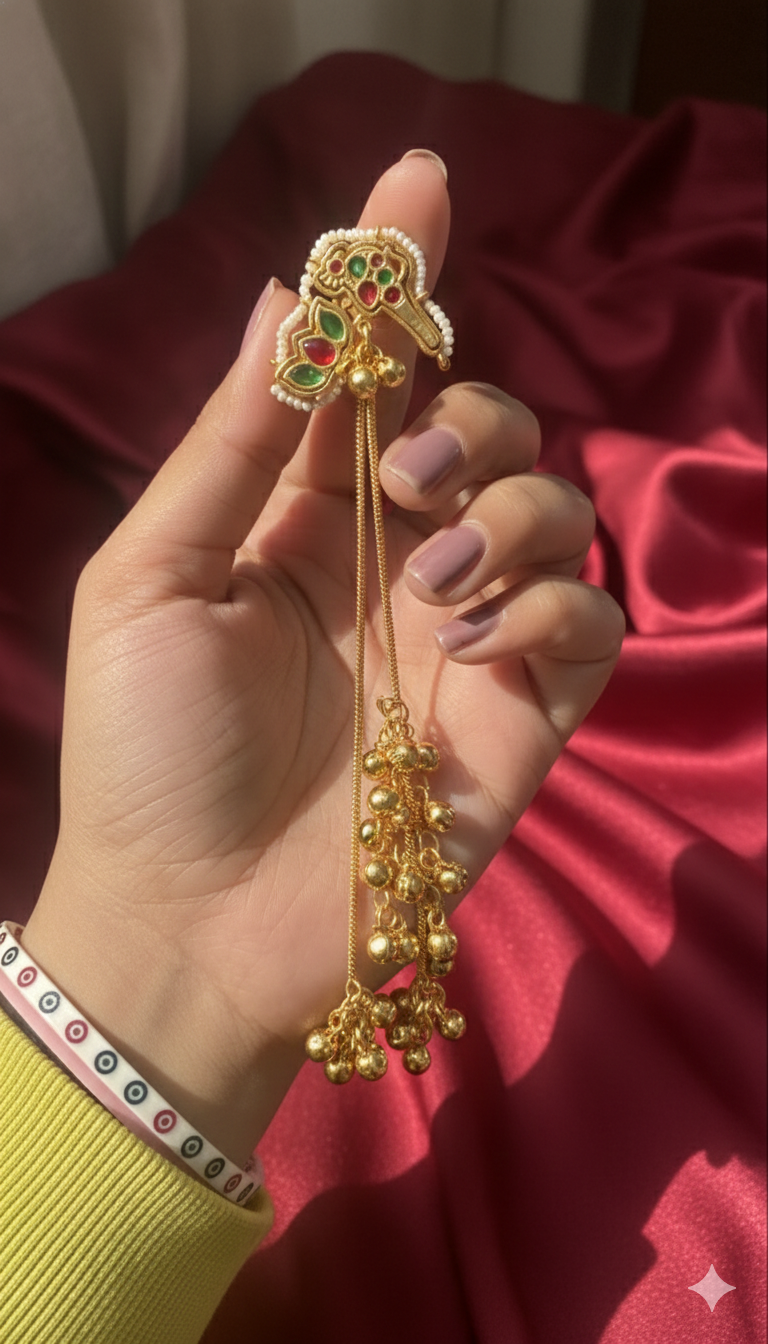 Noor Brass Kashmiri Earrings
