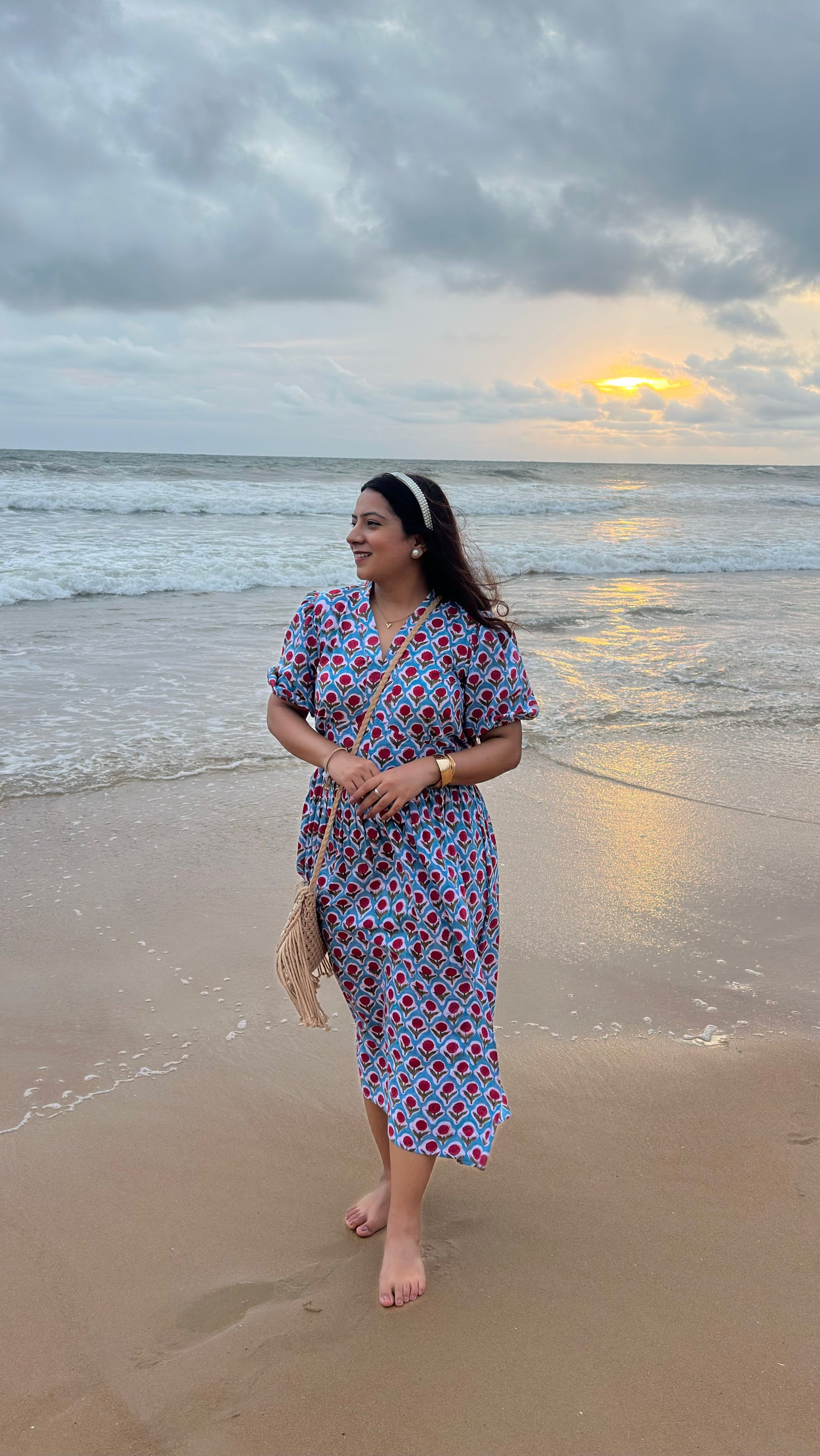 Neel Tara Handblock Dress