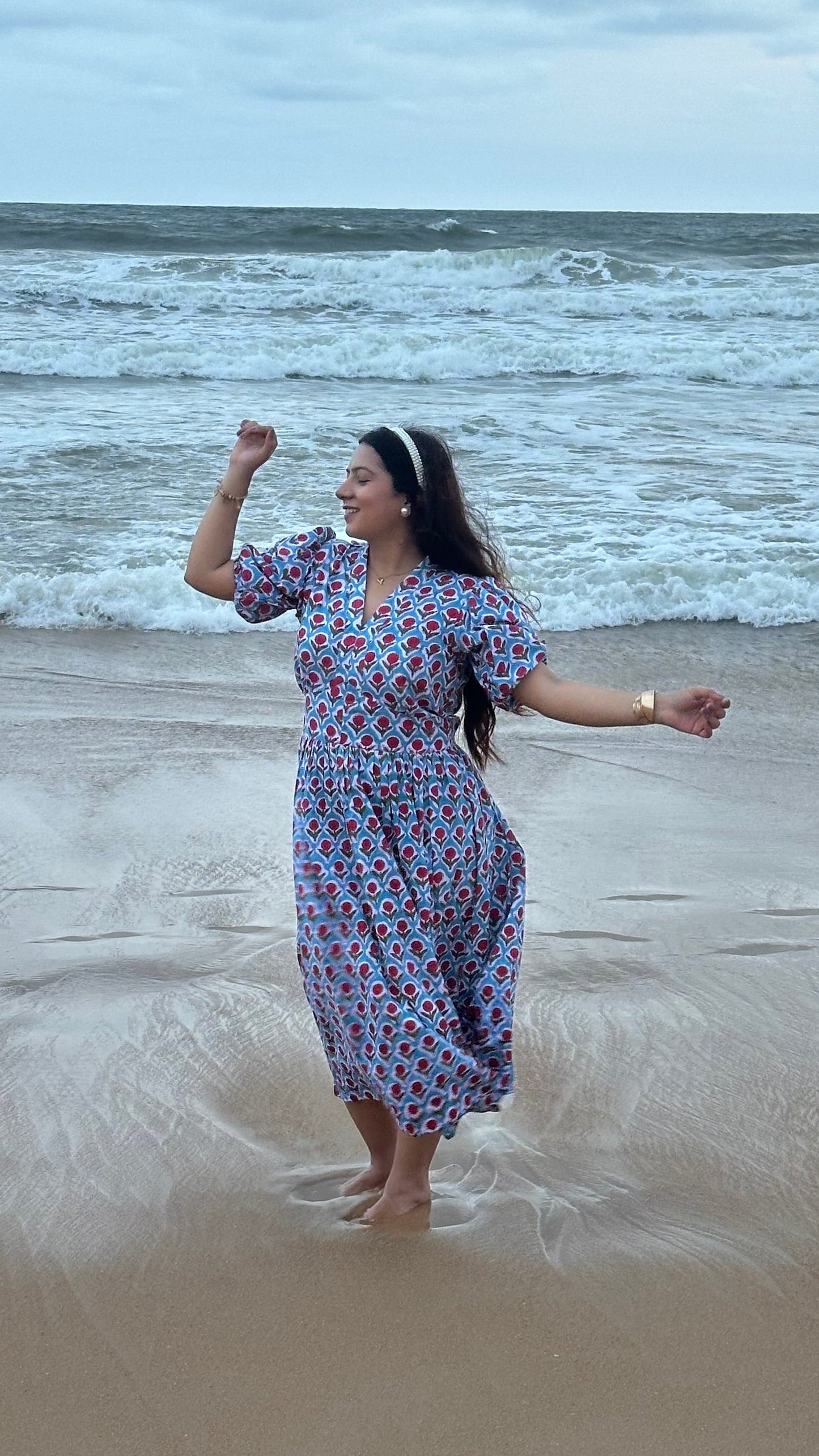 Neel Tara Handblock Dress