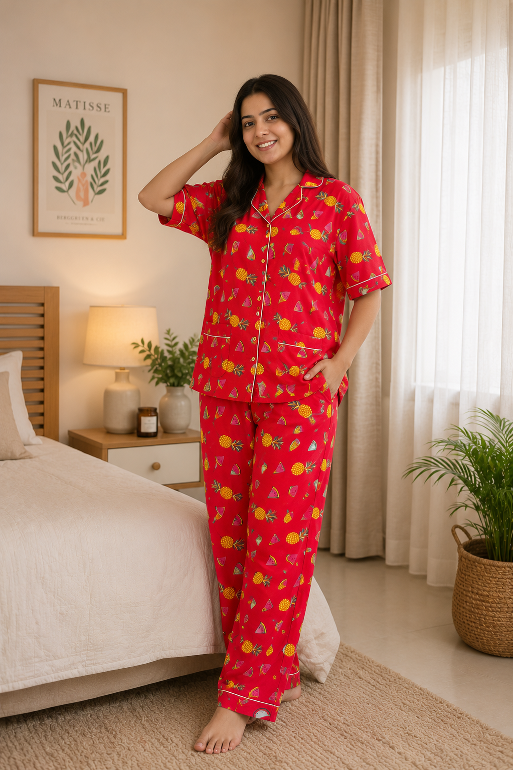 Berry Bliss Night Suit