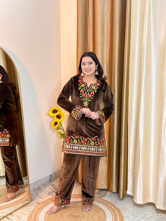 Nargis Festive Velvet Coord