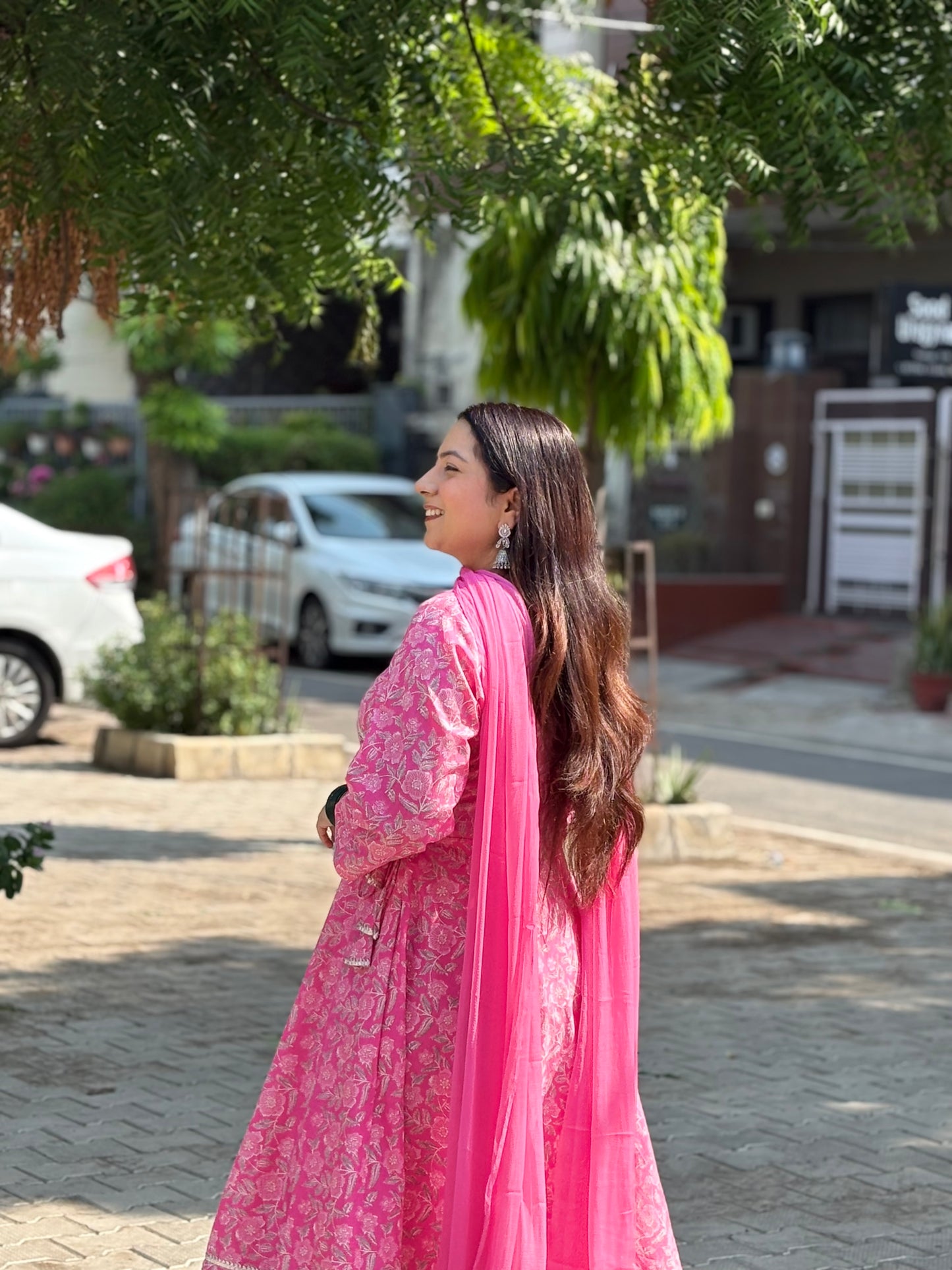 Gulabi Angrakha Suit Set