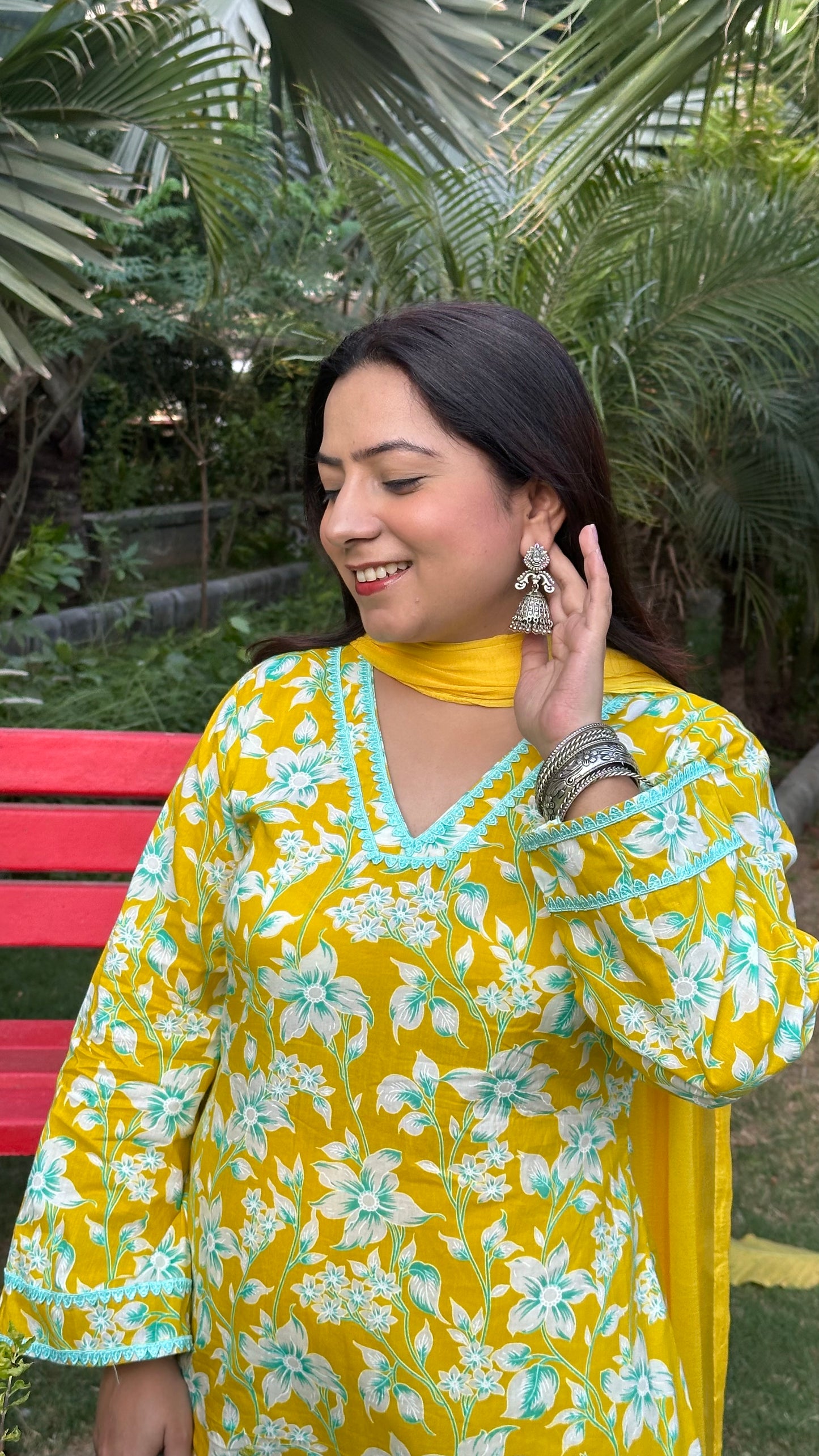 Surajmukhi A Shape Suit Set