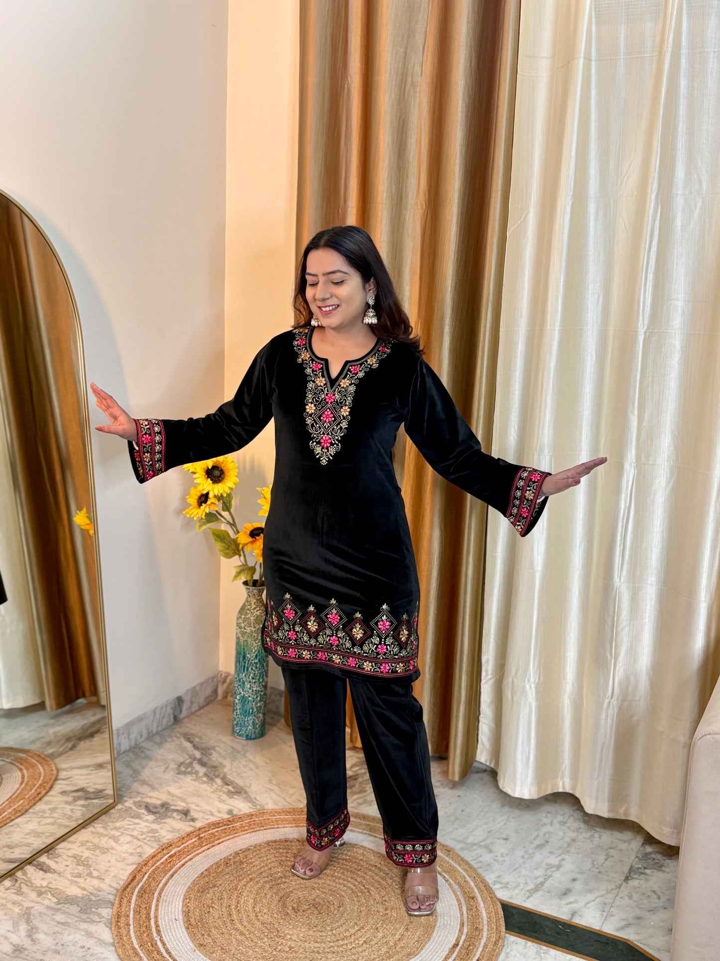 Nayab Festive Velvet Coord