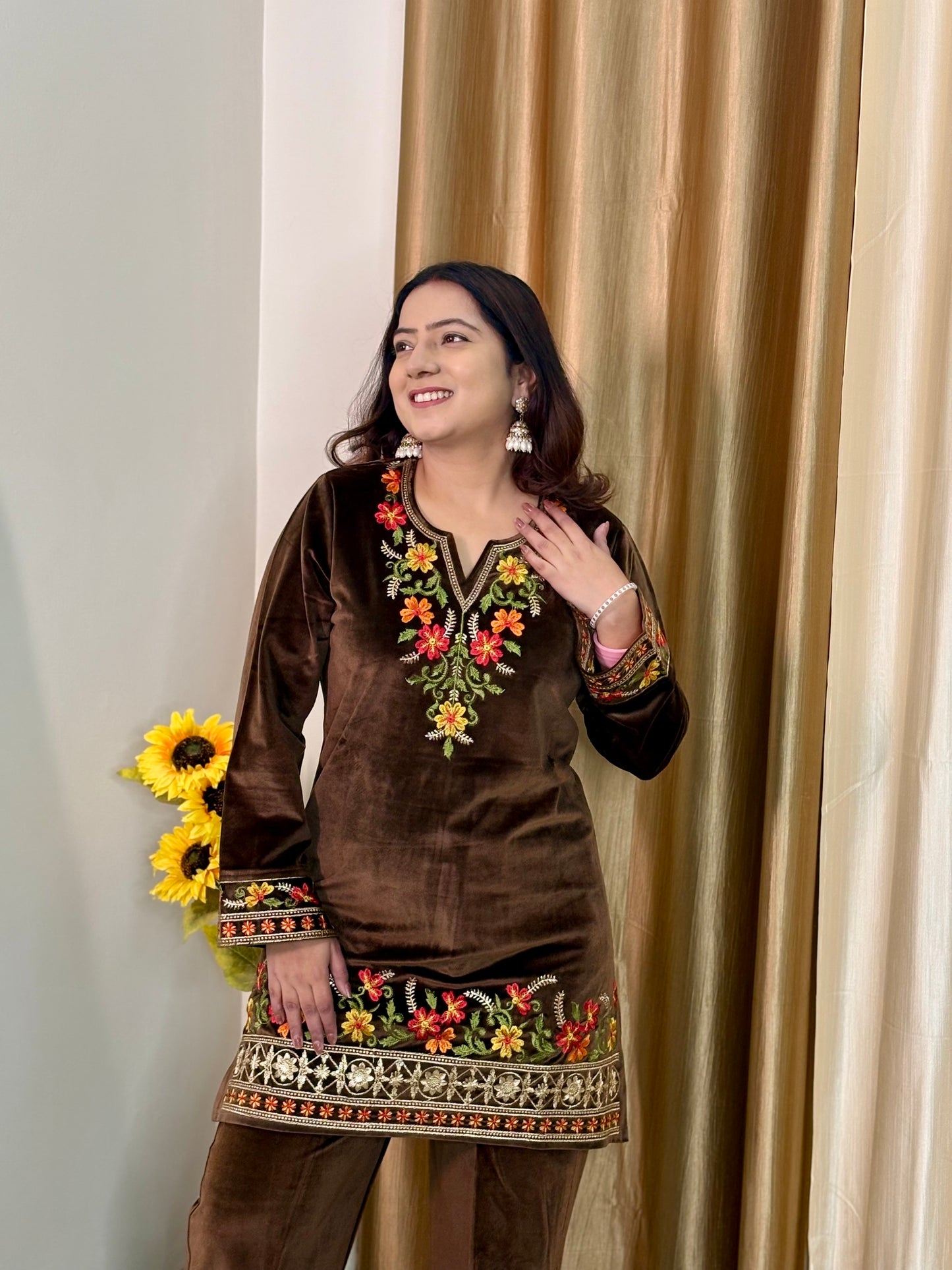 Nargis Festive Velvet Coord