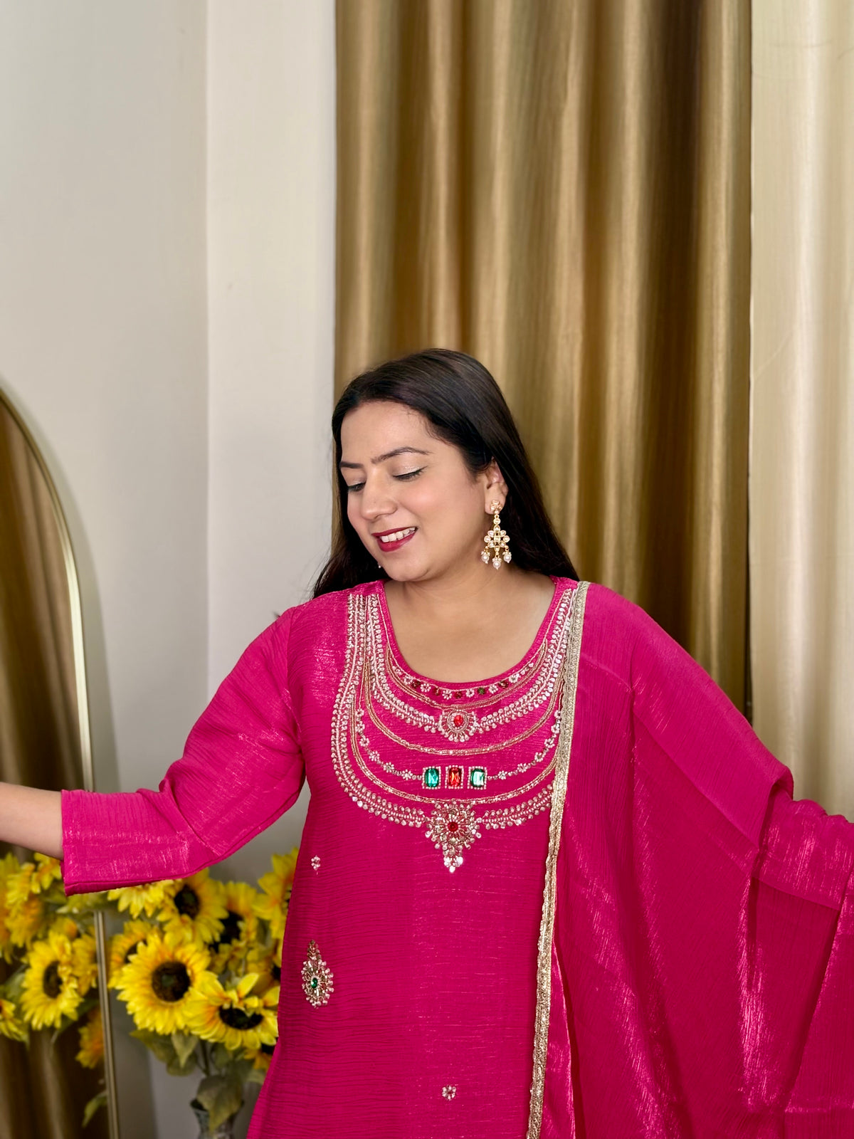 Rani Haar Pink Pant Suit