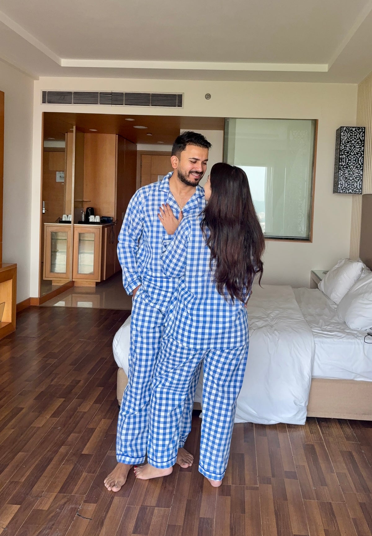 Cozy Blues Couple Set