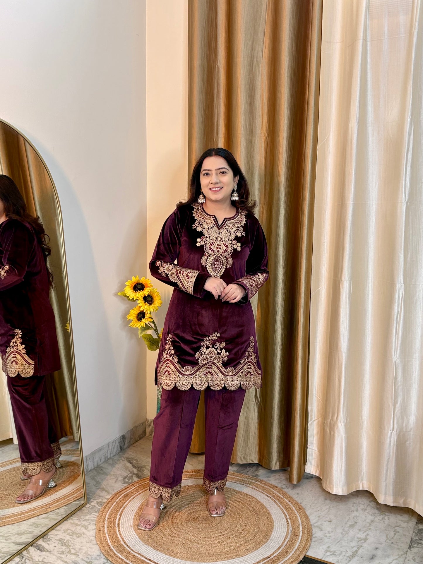 Shabana Festive Velvet Coord