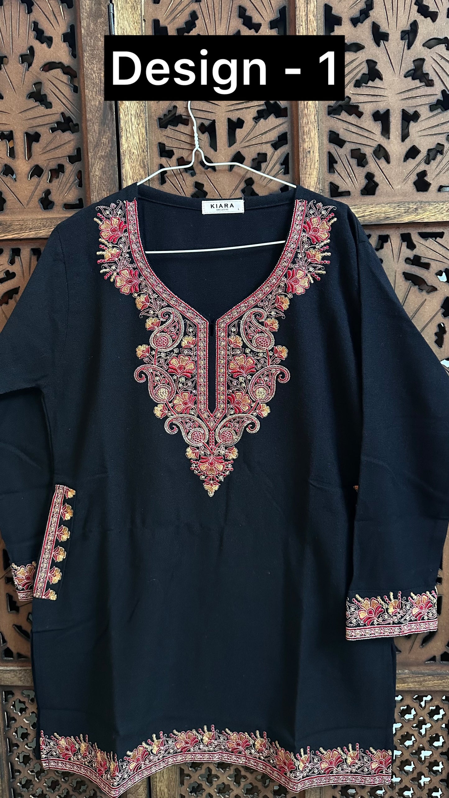 Ibadat Aari Work Short Pheran