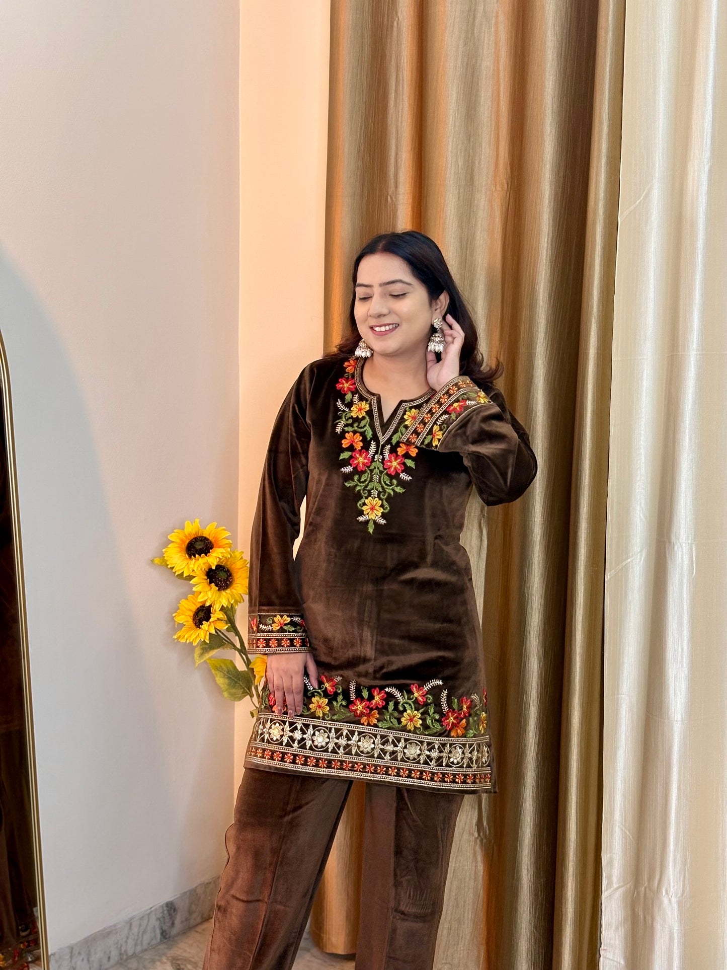 Nargis Festive Velvet Coord