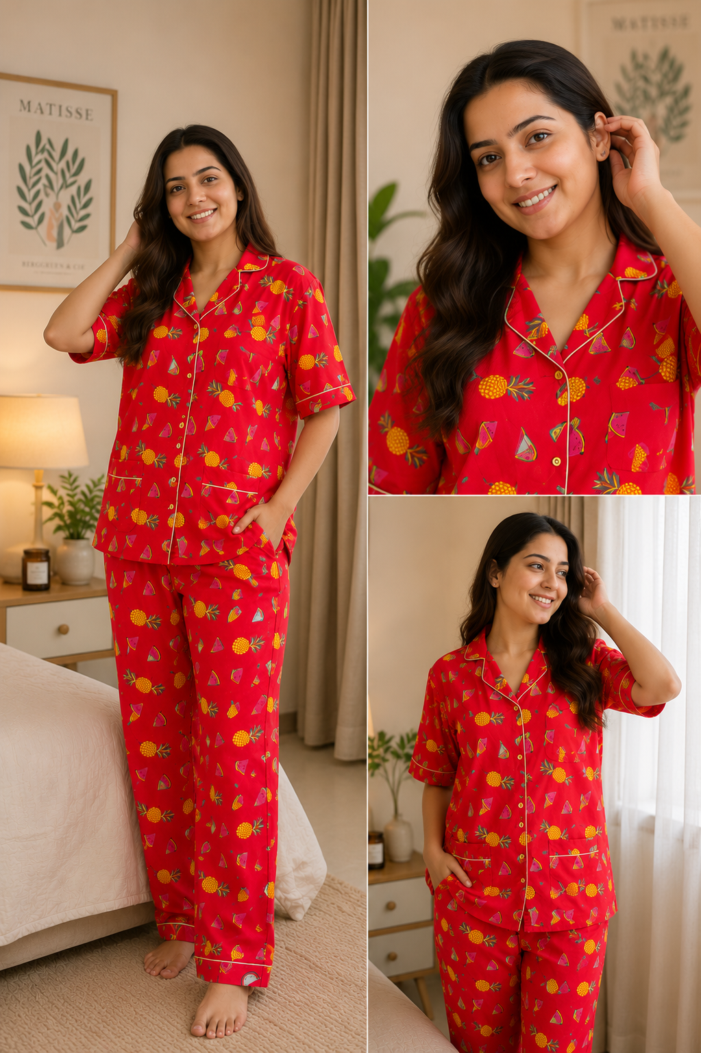 Berry Bliss Night Suit