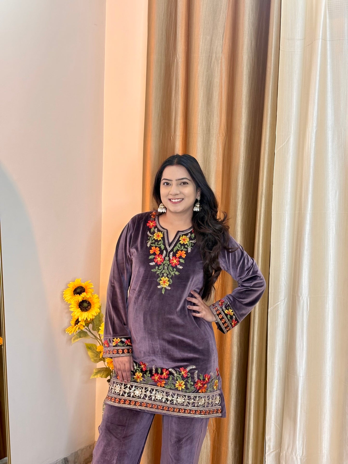 Nargis Festive Velvet Coord