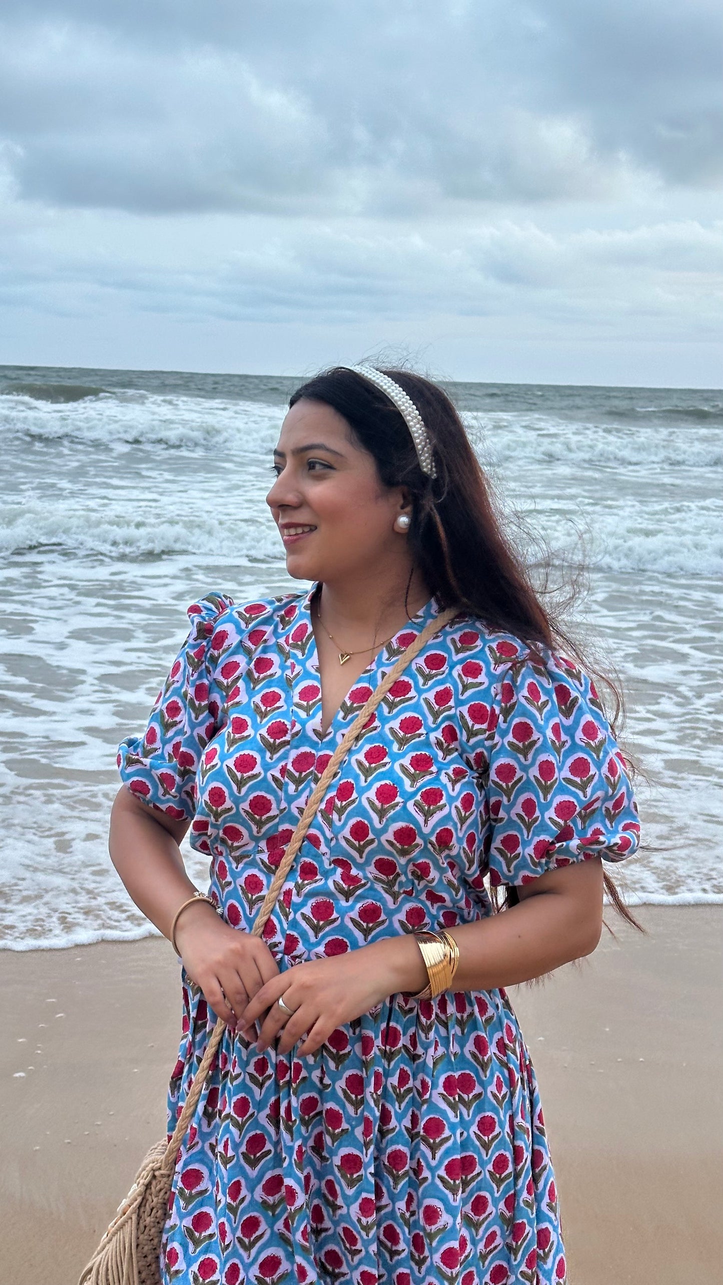 Neel Tara Handblock Dress