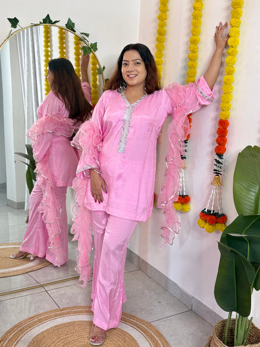 Pink Bell Bottom Set